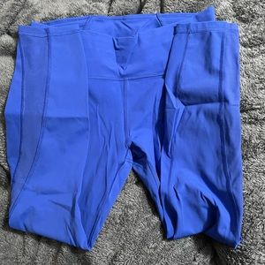 Size 10 Lululemon Train Times pant size 10 Bright/ Royal Blue